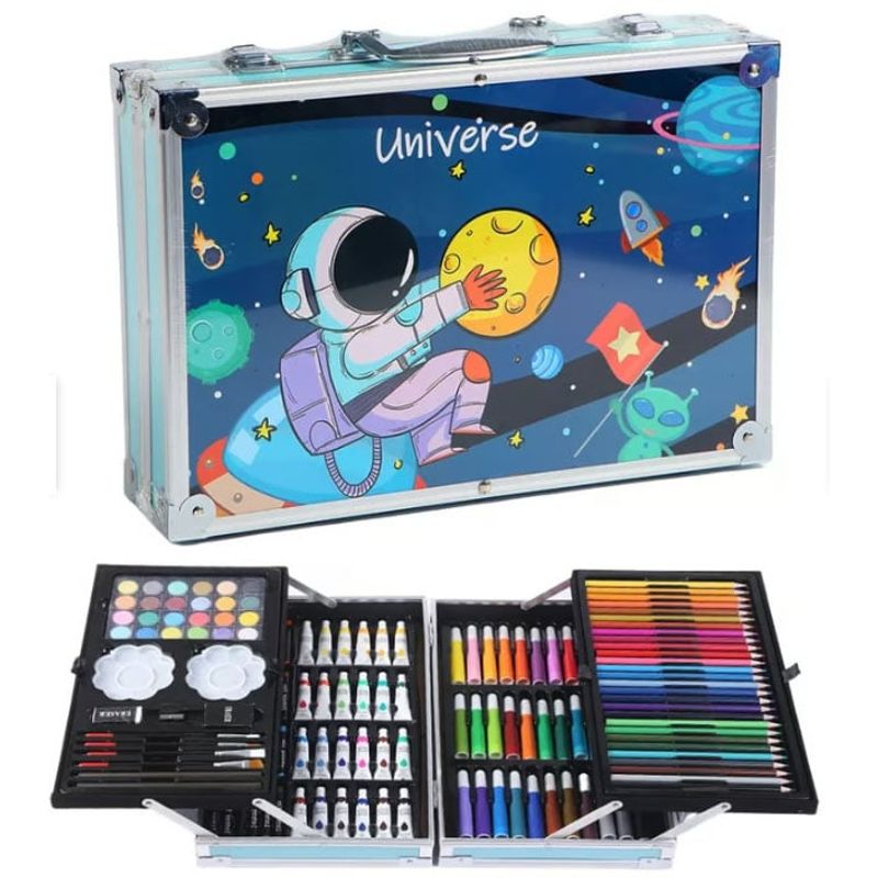 GENERICO - Maleta Arte Infantil Diseño Astronauta 145 pcs