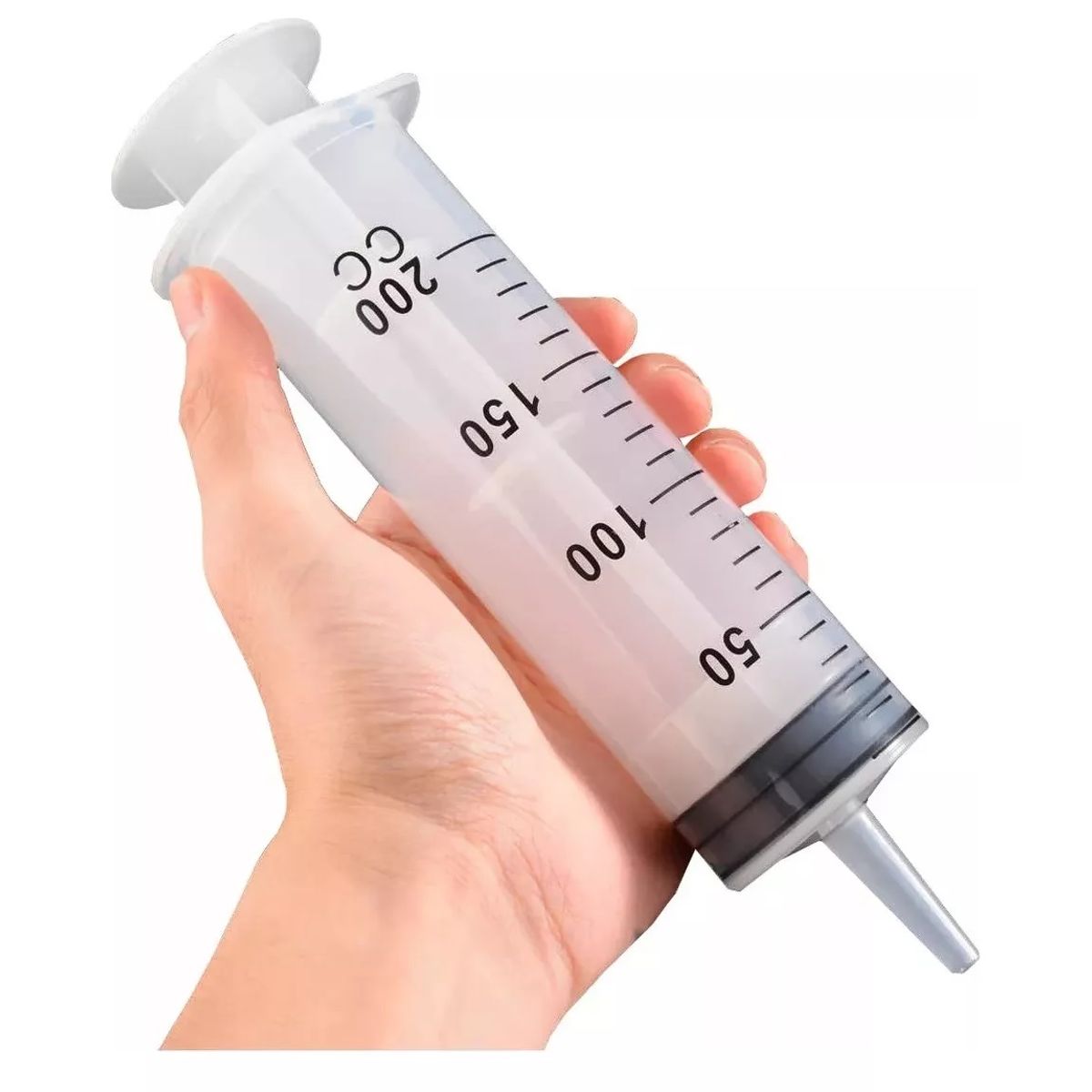 GENERICO - Jeringa Grande Dosificadora Jeringa De Plástico 200ml Unidad