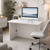 Escritorio plegable Windows 100 cm Blanco