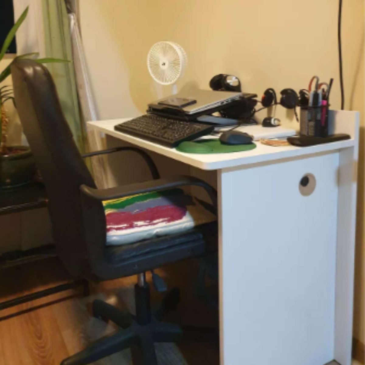 GENERICO - Escritorio plegable Windows 100 cm Blanco