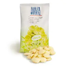FUERZA NATURAL - Pack 6 Chips Sal de Mar Snack Sabor Cebollin