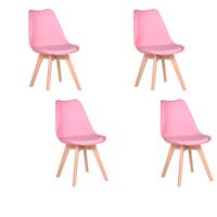 Pack 4 Sillas Tulip Rosa