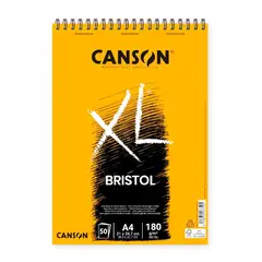 CANSON - Croquera XL Bristol 180gr 50 hjs A4 (21x29.7cm)