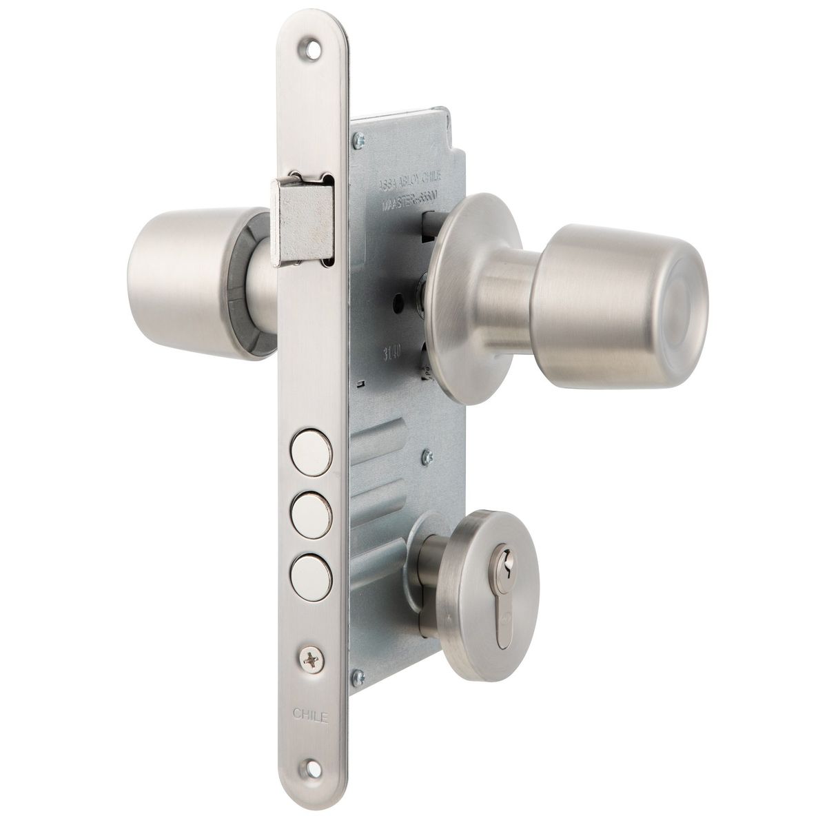 POLI - Cerradura Embutida 8000 AB-8303 B60 Oficina