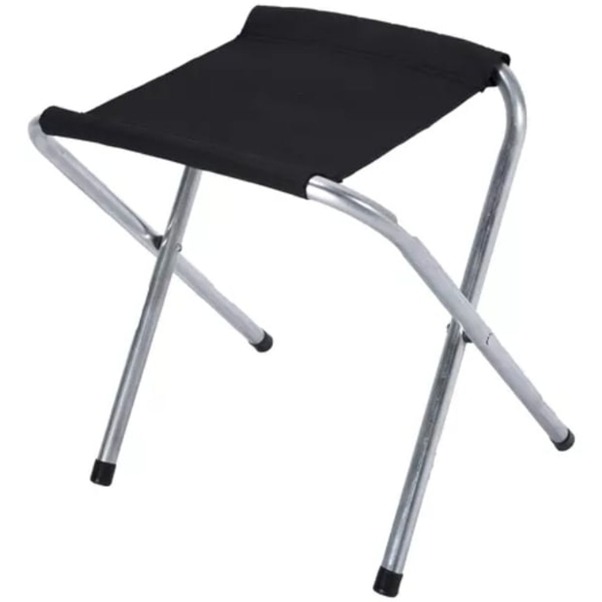 GENERICO - Silla Asiento Banquito Plegable Camping Pisos Negro
