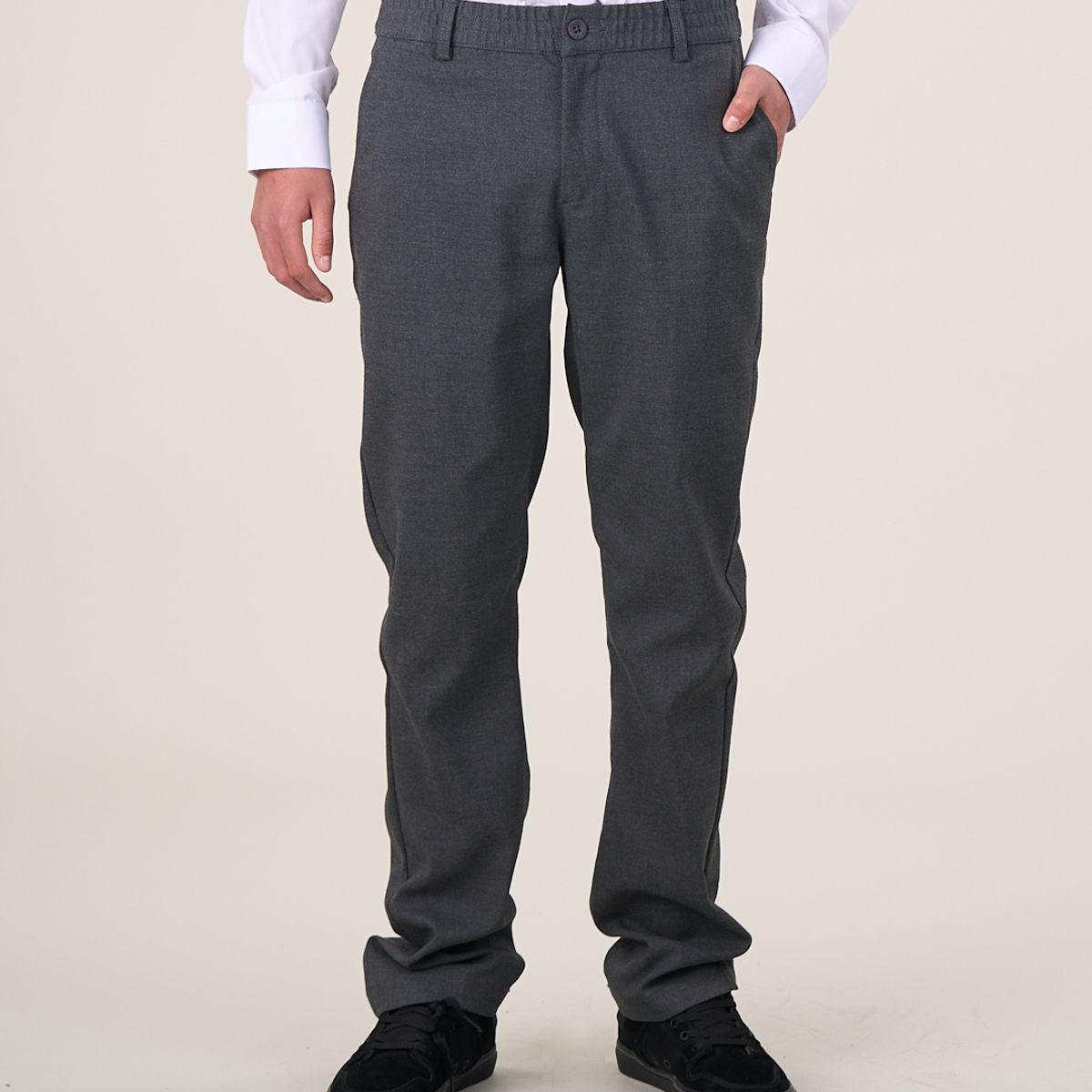 POLEMIC - Pantalon Escolar pretina elasticada S a XXL POLEMIC