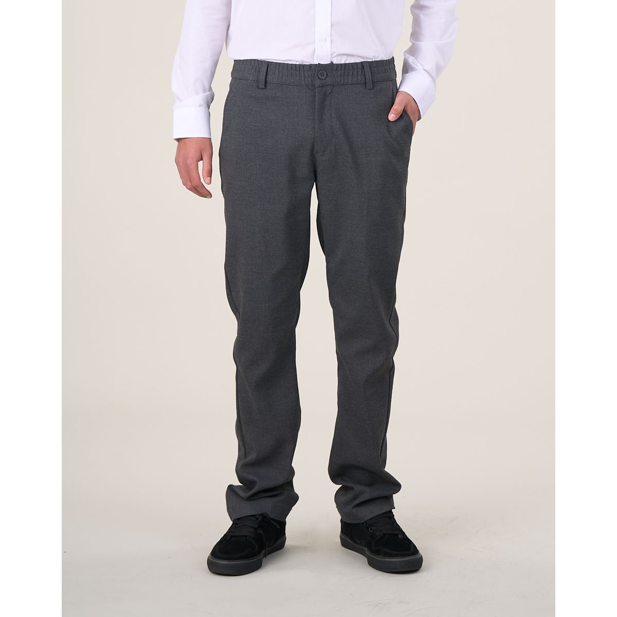 POLEMIC - Pantalon Escolar pretina elasticada S a XXL POLEMIC