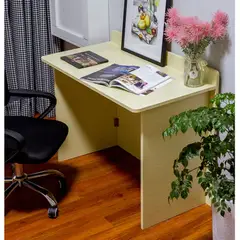 GENERICO - Escritorio plegable Windows 100 cm Blanco Arce