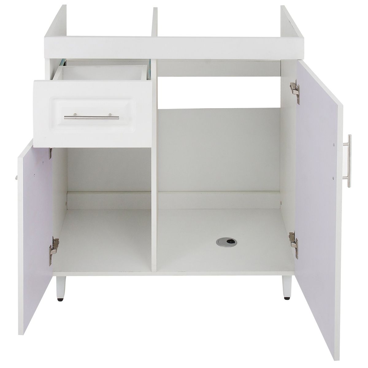 DOMSA - Mueble base para lavaplato Domsa PVC-PI-80 Blanco 80x90x47cm