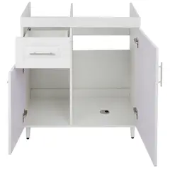 DOMSA - Mueble base para lavaplato PVC-PI-80 Blanco 80x90x47cm