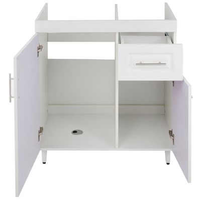 Imagen 2 del producto Mueble base para lavaplato PVC-PD-80 Blanco 80x90x47cm