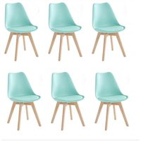 Pack 6 Sillas Tulip Menta