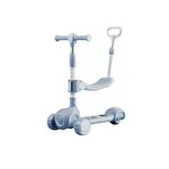 BABYLUNA - Scooter 3 en 1, con Asiento, Manubrio, Rueda luces y Sonido