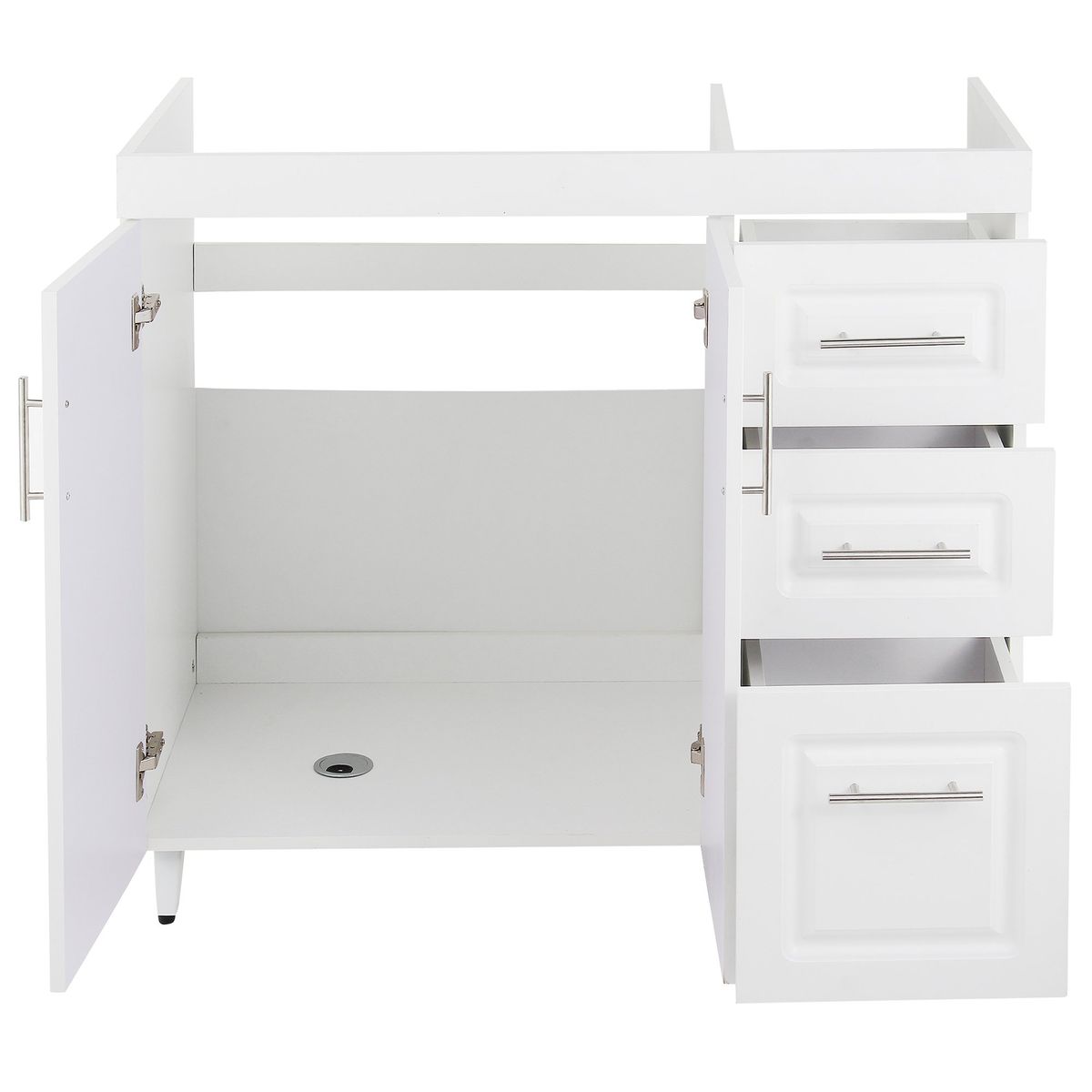 DOMSA - Mueble base para lavaplato Domsa PVC-PD-100 Blanco 100x90x47cm