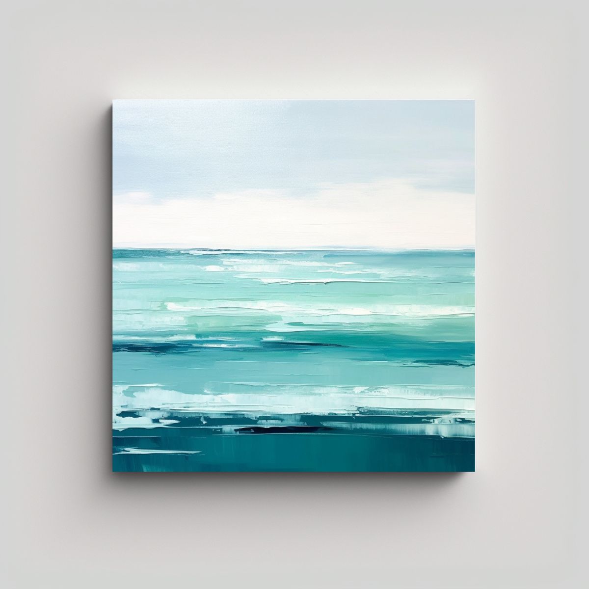 GENERICO - Cuadro De Pared Paisaje Marítimo Sereno Con 70x70 Cm