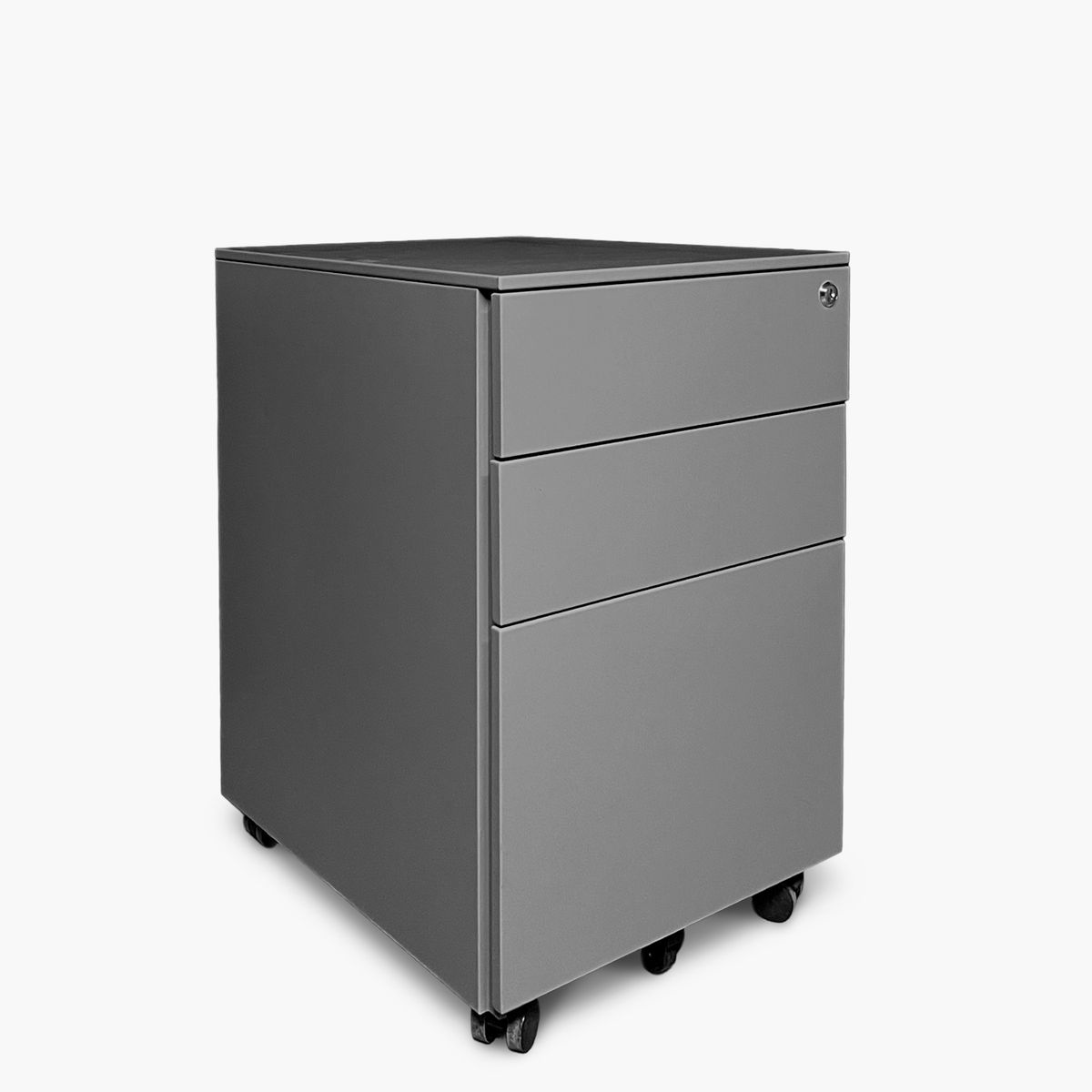 FORM OFFICE - Cajonera Metálica Móvil 39x50x60 cm Gris Claro Form