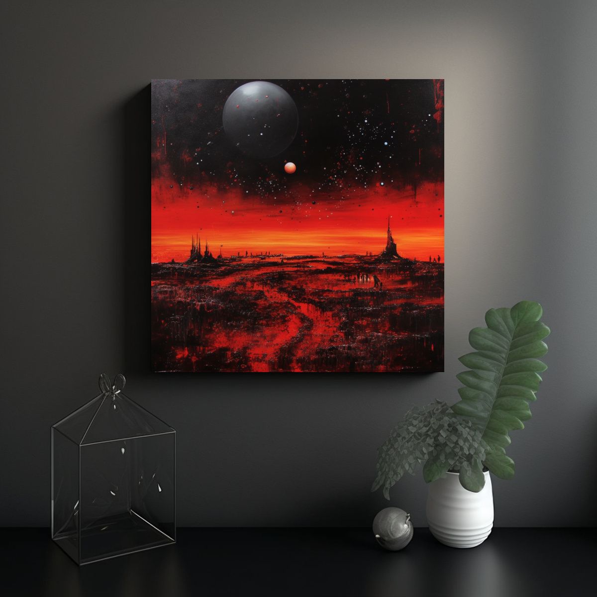 GENERICO - Pinturas De Decoración De Arte Fino: Armonía De 60x60 Cm