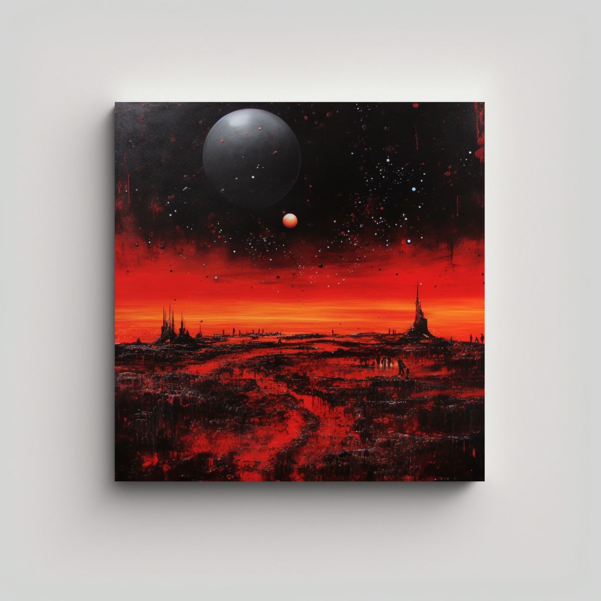 GENERICO - Pinturas De Decoración De Arte Fino: Armonía De 50x50 Cm