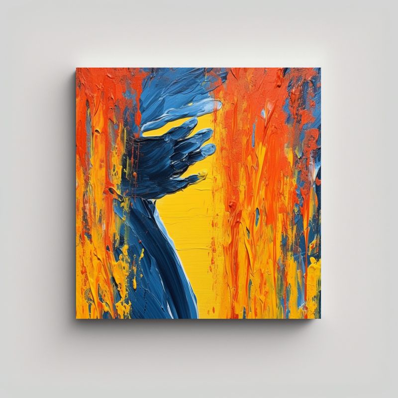 GENERICO - Pintura Decorativa: Utopía Sin Dolor Ni 50x50 Cm