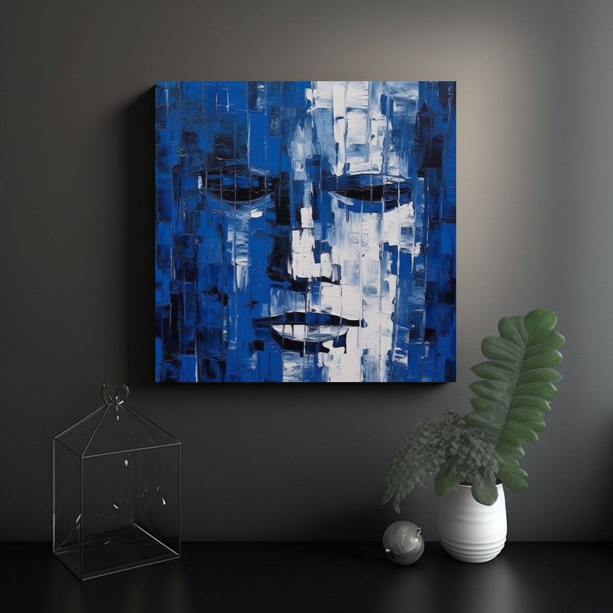 GENERICO - Pinturas Abstractas Tonos Refinados 80x80 Cm