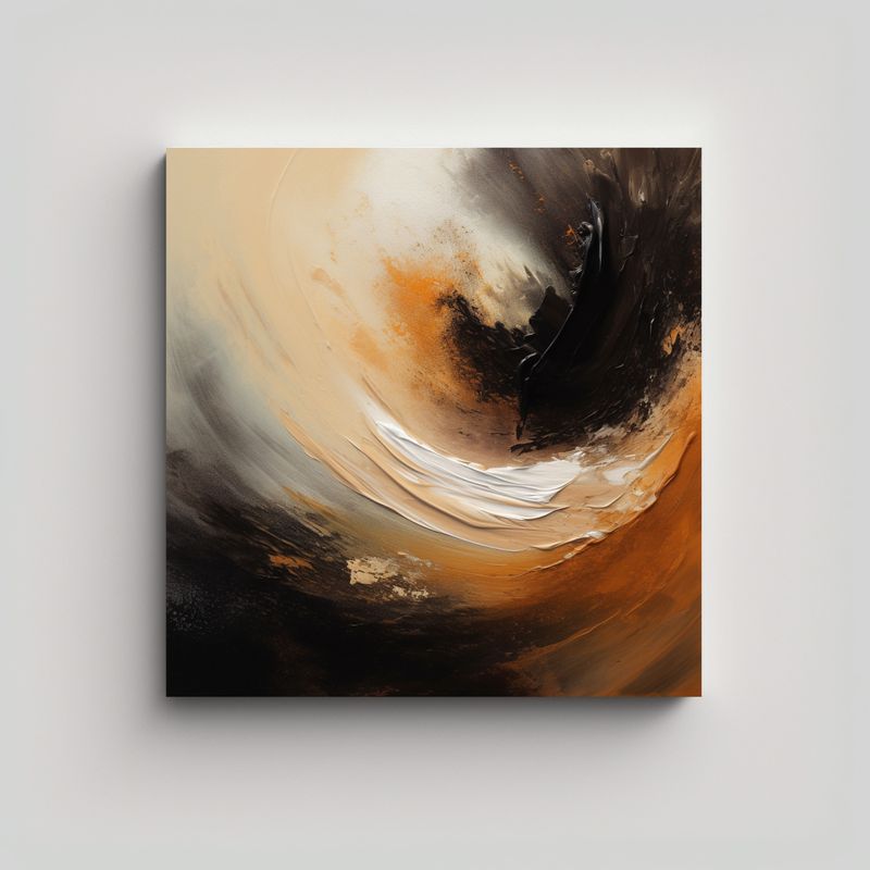 GENERICO - Cuadros Abstractos De Diseño Perspectiva Con 70x70 Cm