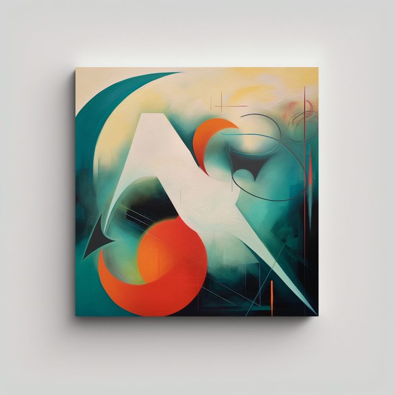 GENERICO - Pinturas Decorativas De Concepto Abstracto Para 90x90 Cm