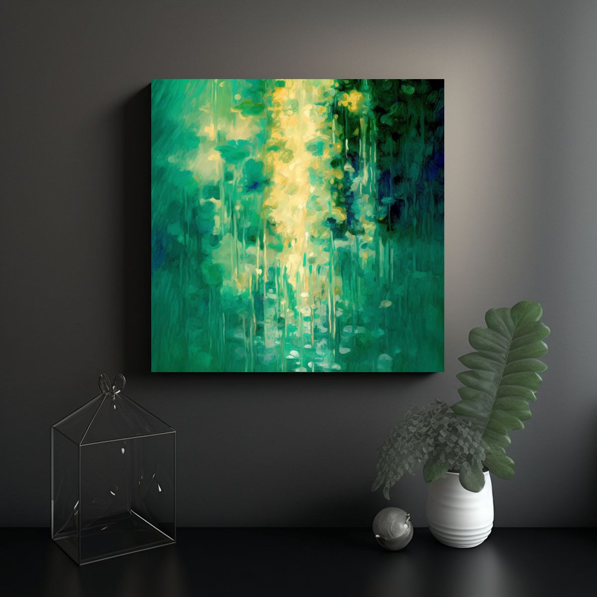 GENERICO - Impresión Artística De Fondos Coloridos En 50x50 Cm