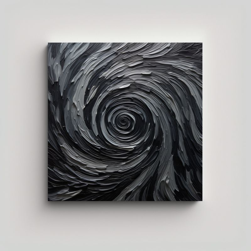 GENERICO - Pinturas Decorativas En Lienzo Con Expresión De 80x80 Cm