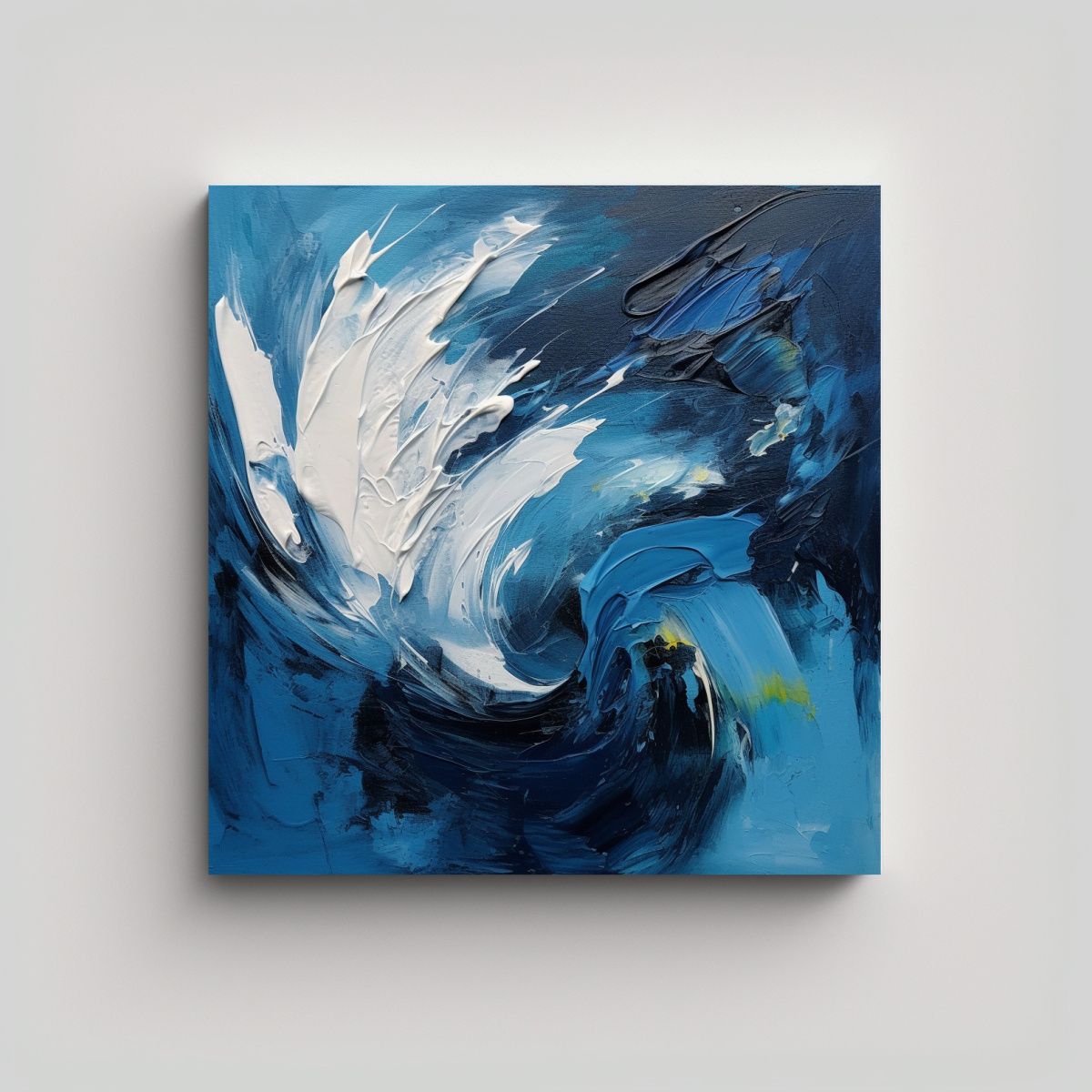 GENERICO - Pinturas Decorativas Azules Hermosas Y Expresivas 90x90 Cm