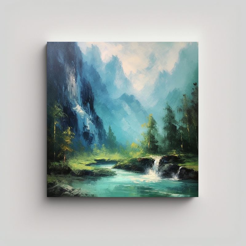 GENERICO - Paisajes Naturales Impresionantes: Composición 70x70 Cm