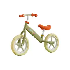 BABYLUNA - Bicicleta de Equilibrio para Niños Sin Pedales Verde