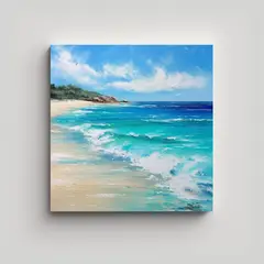 GENERICO - Cuadros Tela Abstracción Monet Impresionismo 70x70 Cm