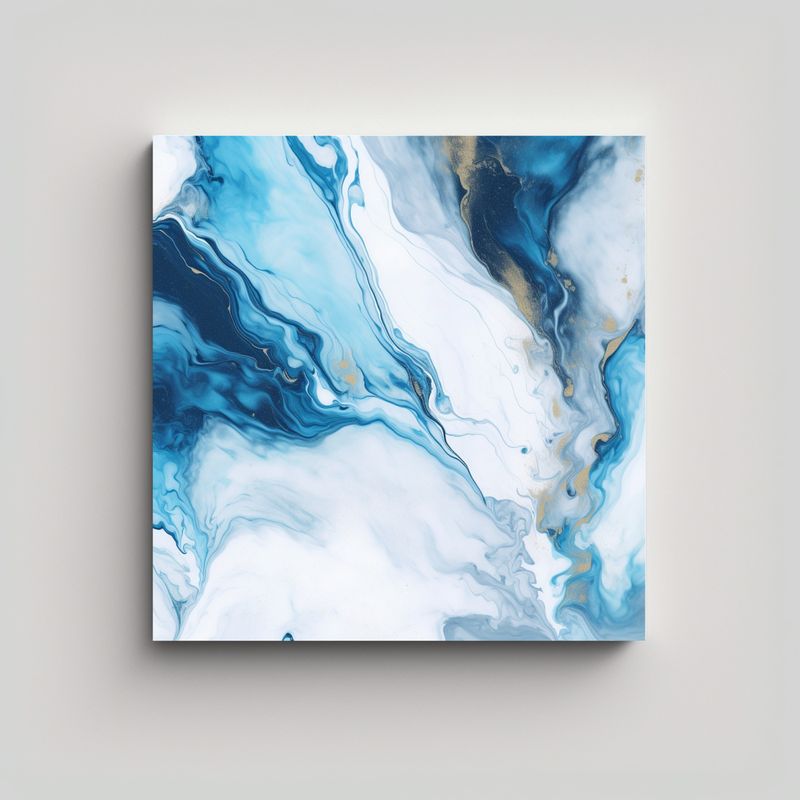 GENERICO - Pinturas Decorativas De Mármol Frío Con Diseño 70x70 Cm