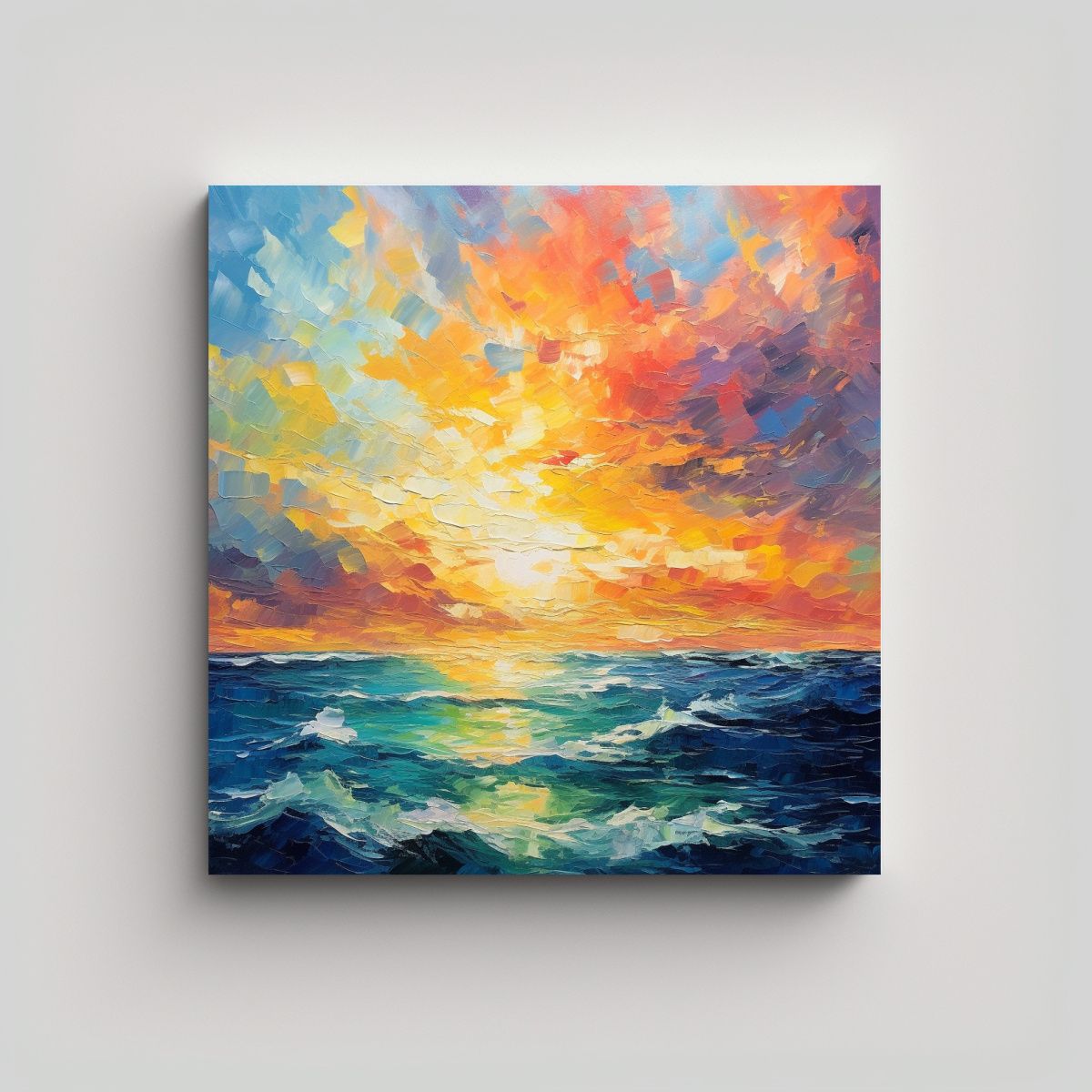 GENERICO - Pinturas Decorativas De Estilo Abstracto 50x50 Cm