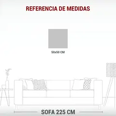 GENERICO - Cuadros Inspiradores Sensibilidad Artística: 50x50 Cm