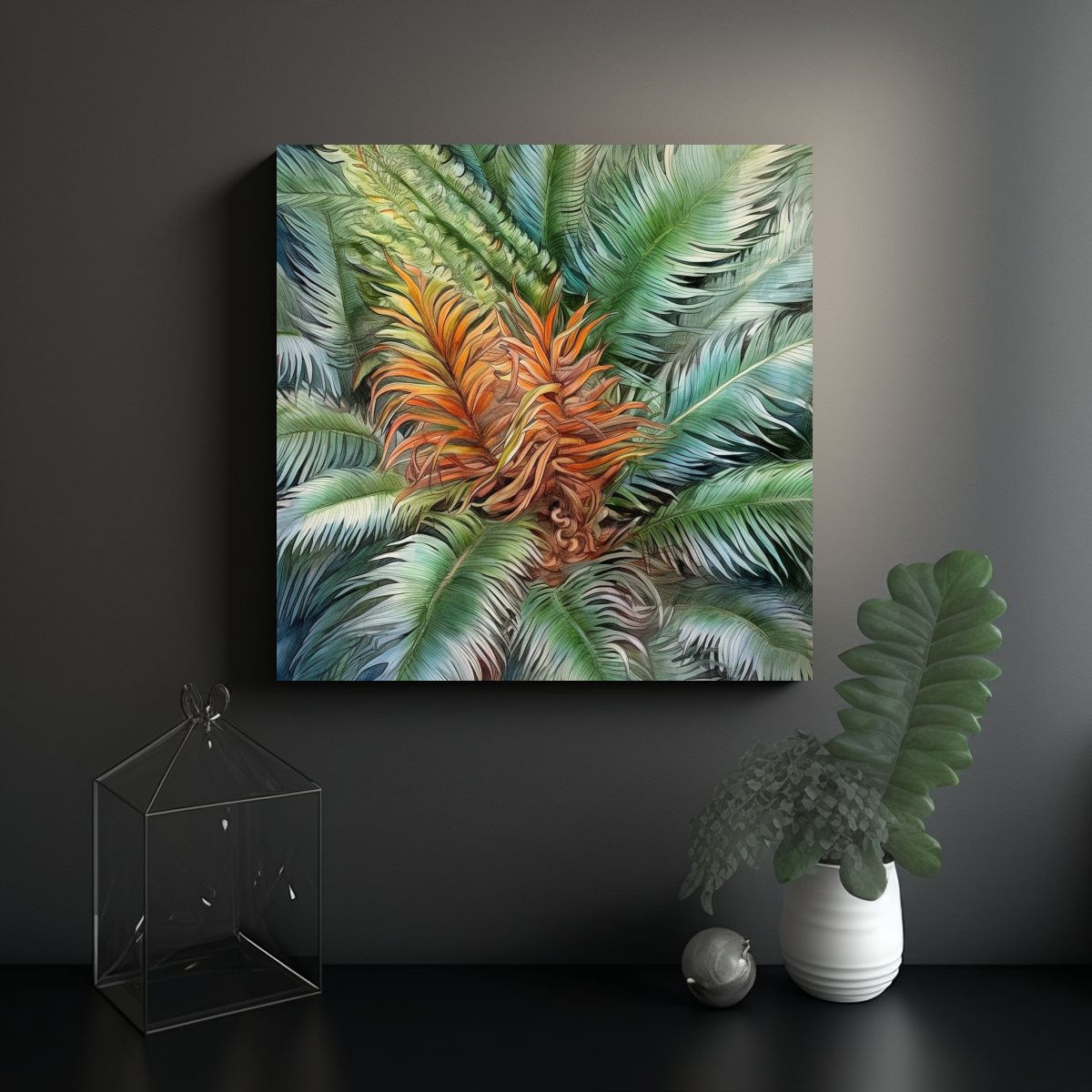 GENERICO - Bufanda De Seda Acuarela Varios Estilos Cuadro De 70x70 Cm