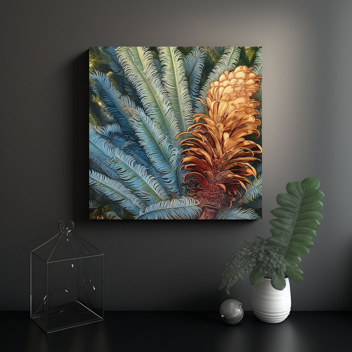 GENERICO - Cuadros Decorativos Tela Canvas Varios Estilos 70x70 Cm