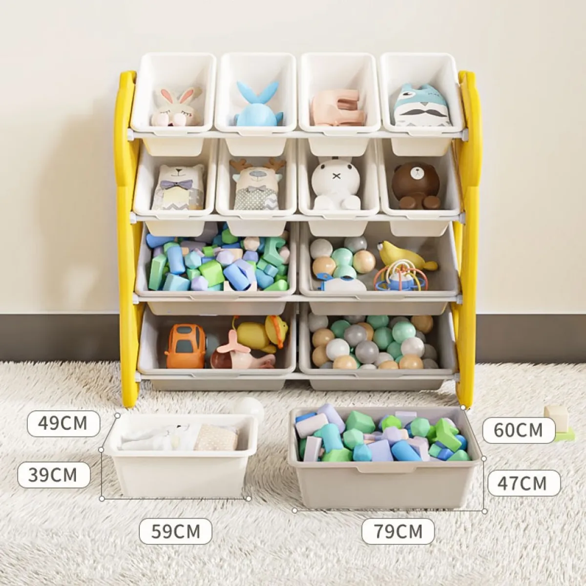 MUNDO MAGIA - Organizador De Almacenamiento De Juguetes Para Niños