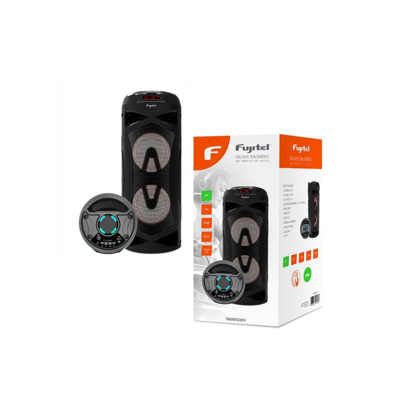 FUJITEL - Parlante Inalambrico Fujitel Bluetooth 10w FUJITEL