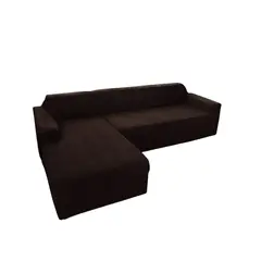 GENERICO - Funda Cubre Sofá Tipo L Diseño Textura 3 cuerpos 230x180cm