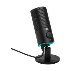 JBL - Micrófono Doble Streaming Grabación Juegos USB Negro - Negro