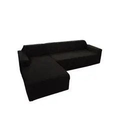 GENERICO - Funda Cubre Sofá Tipo L Diseño Textura 3 cuerpos 230x180cm