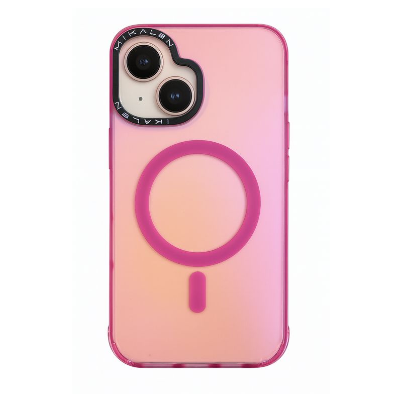 JOIGO - Carcasa Premium Fluor Magsafe Para iPhone 16 Rosado