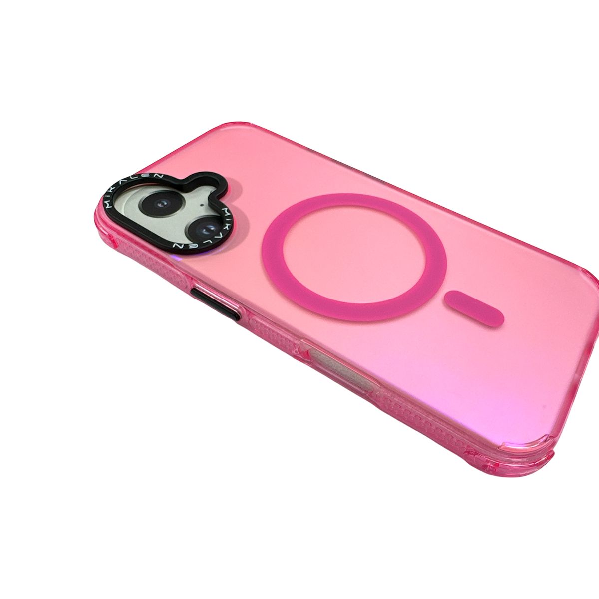 JOIGO - Carcasa Premium Fluor Magsafe Para iPhone 16 Rosado
