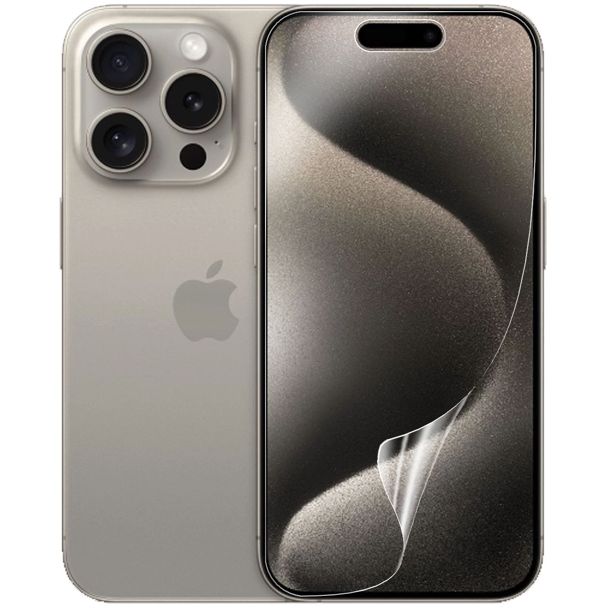ROCK SPACE - Lamina de Hidrogel Protector Para IPhone 16 Pro