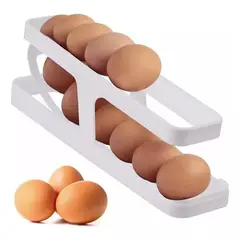 GENERICO - Huevera Organizador Dispensador De Huevos Automático