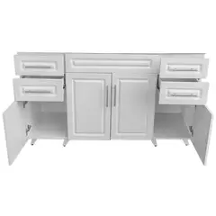 DOMSA - Mueble base para lavaplato PVC-P150 Blanco 150x90x47cm