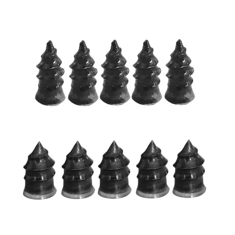 GENERICO - 10 Tornillos Para Reparación De Neumáticos motos y autos