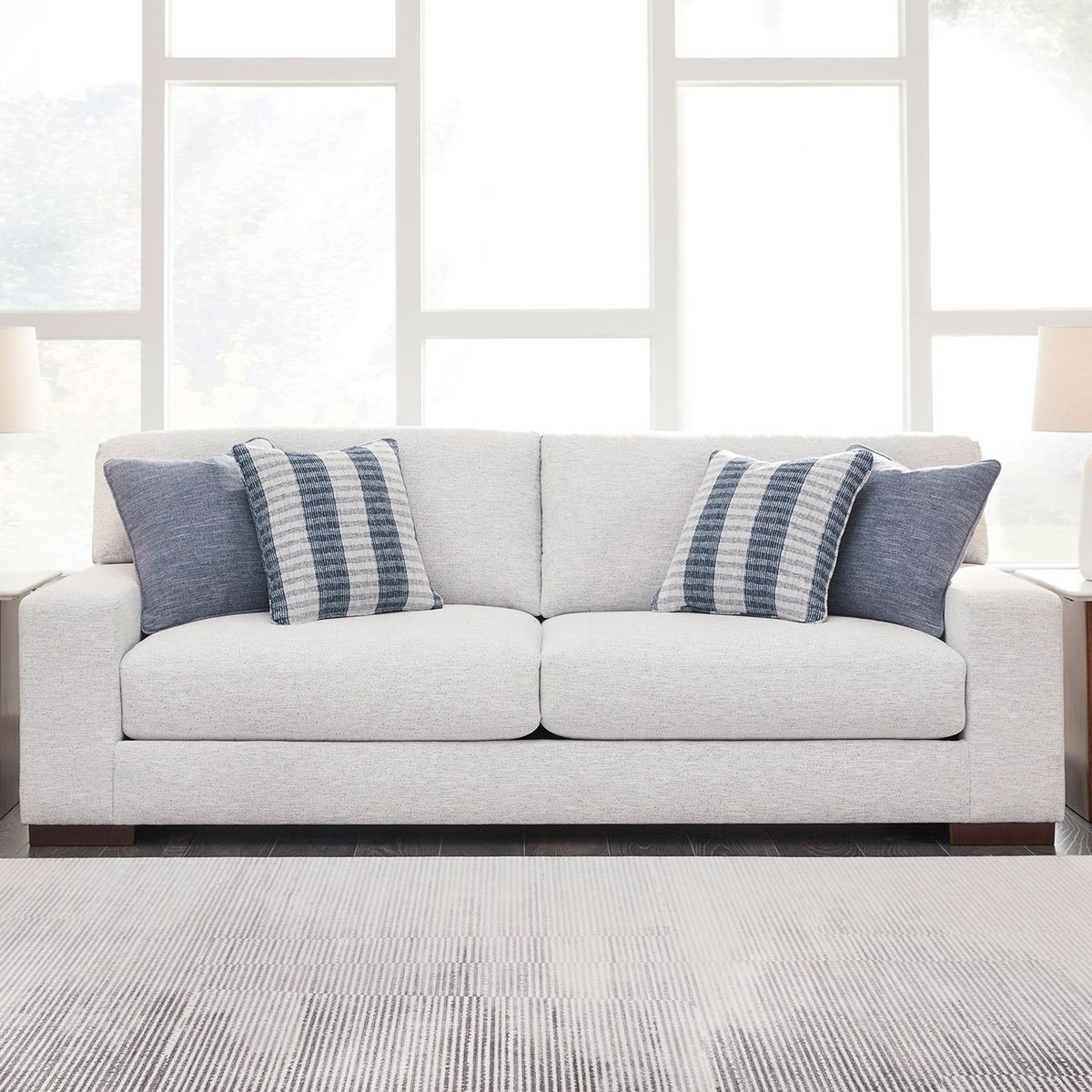 ASHLEY - Sofá 3 cuerpos Nuvella lavable