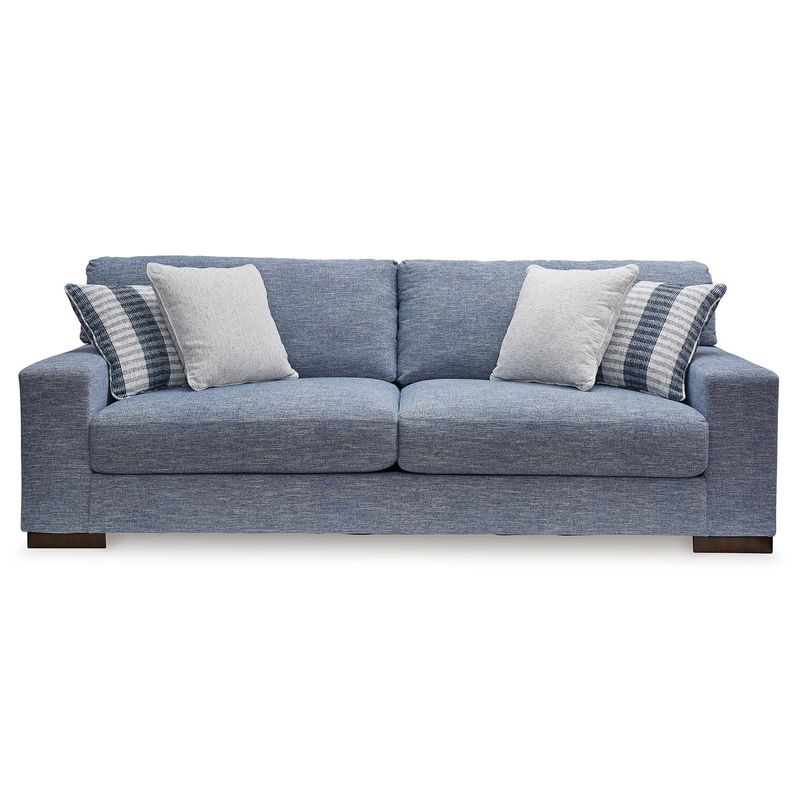 ASHLEY - Sofá 3 cuerpos Nuvella denim lavable